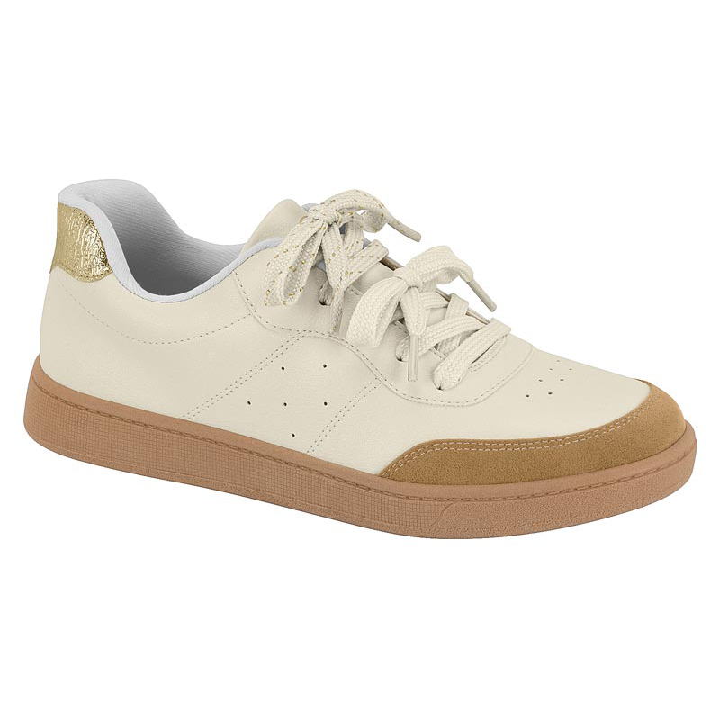 30557 – NP FLOAT NAT/CAMURCAO/MET COMF P (105494) BRANCO OFF 526/TAN 1080/DOURADO.