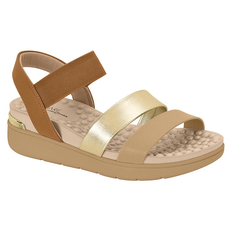 30681 – BRILHO ITALIA/NP FLOAT NATURE/ELAST (97544) DOURADO/TAN 1080/CAMEL 1165