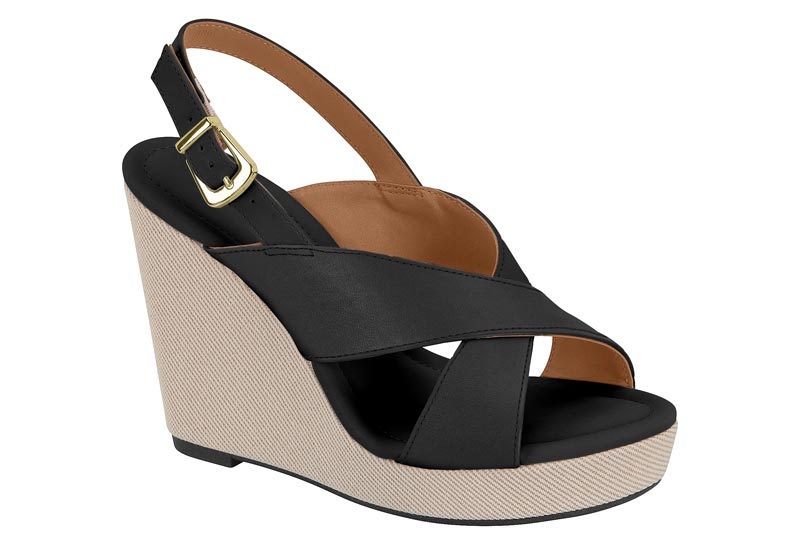 27862 – PELICA/TECIDO TRAMADO BELGICA (23301) PRETO 01/NATURAL