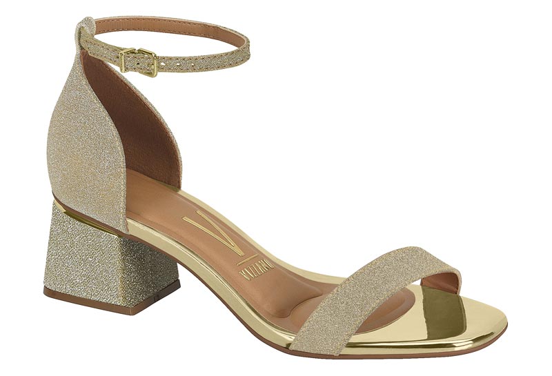 26594 – TELA SHINE PARIS/METAL GLAMOUR (66) DORADO
