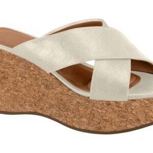 30654 - NAPA CALF/TECIDO CORTICA DUBAI (94802) BLANCO OFF/NATURAL - ORO