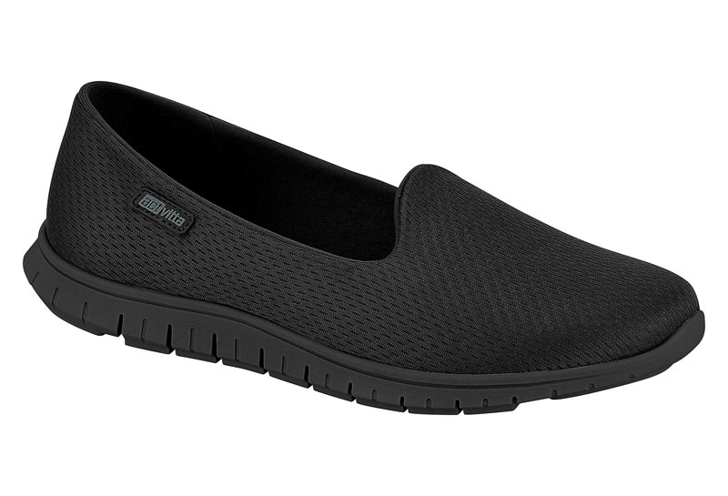 Tenis Slip-On Tejido Sublime Negro Actvitta