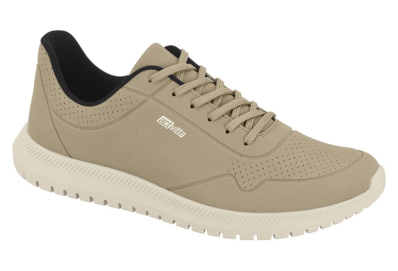 Tenis Actvitta Taupe Urbano Napa Floter Perforado Confort