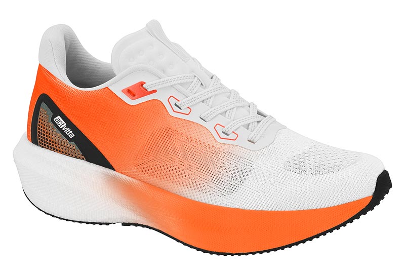 Tenis Actvitta Knit Blanco-Naranja Degradado Plataforma