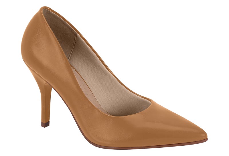 Zapatilla Stiletto Napa Puntal Camel Beira Rio