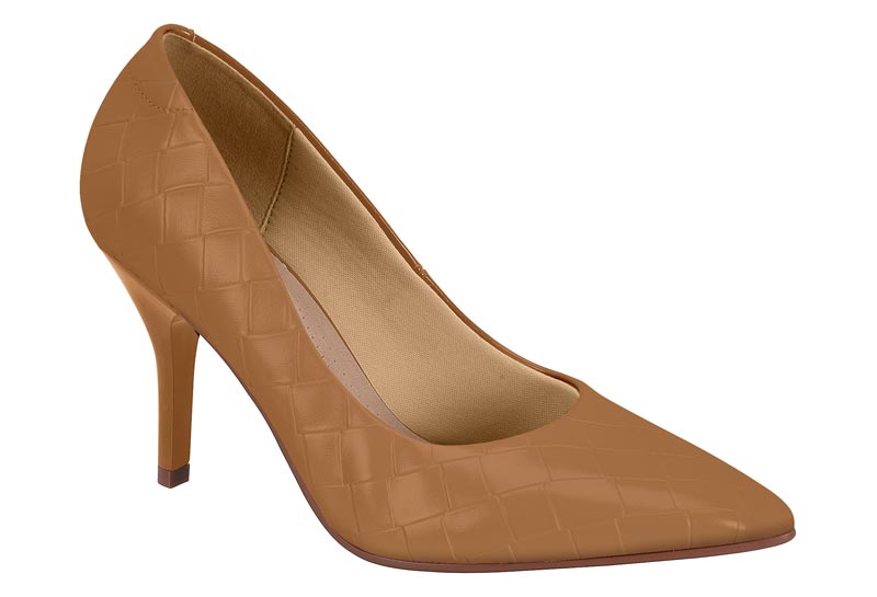 Zapatilla Punta Fina Tresse Camel Beira Rio