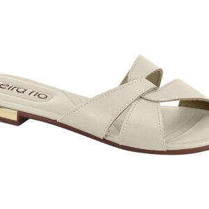 Sandalia Casual Tiras Cruzadas Napa Turim Blanco Off Beira Rio
