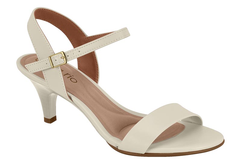 Sandalia Kitten Napa Turim Pulsera Blanca Off Beira Rio