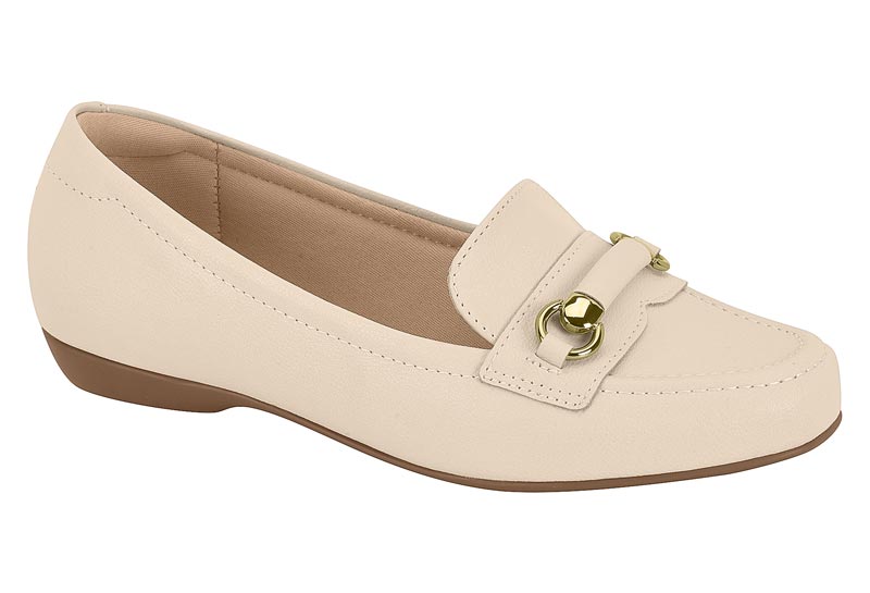 Mocasín Napa Floather con Herraje Modare Crema
