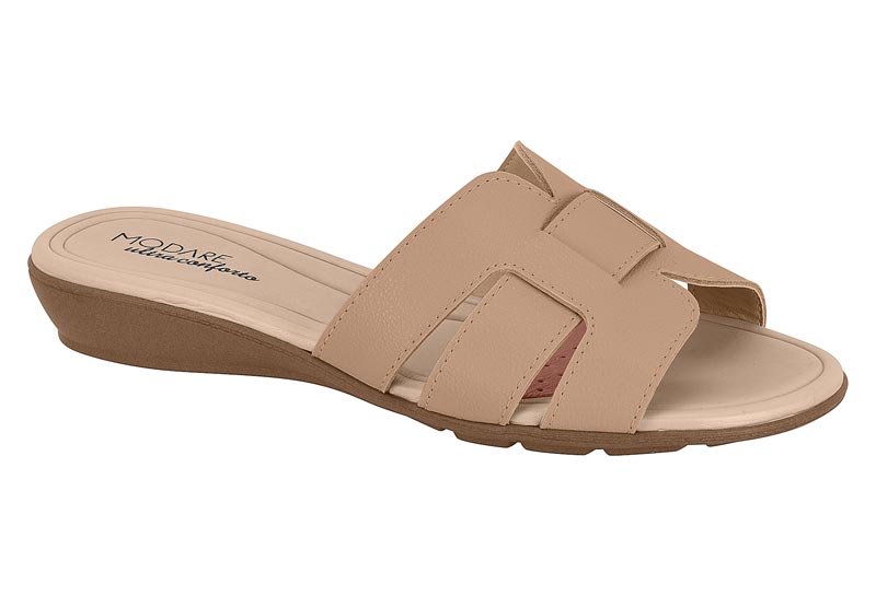 Sandalia Ultra Conforto Napa Nude MODARE