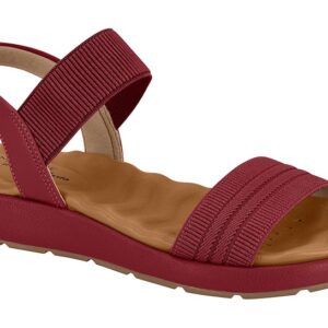 Sandalia Banda Elástica Comfort Vino Modare