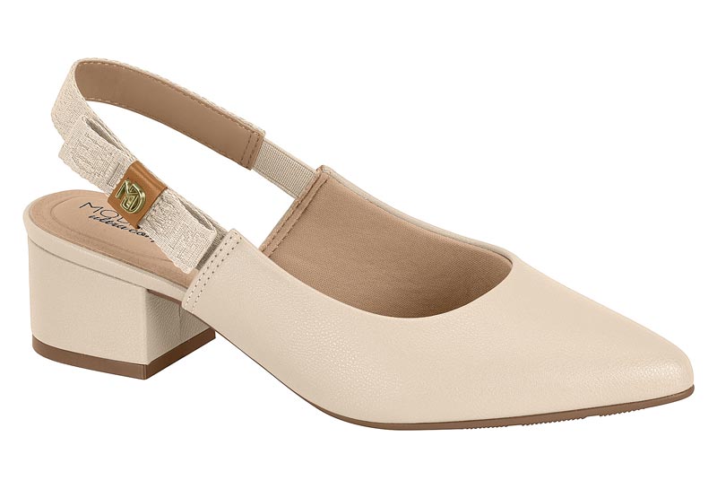 Zapatilla Destalonada Bloque Crema Modare Ultra Confort