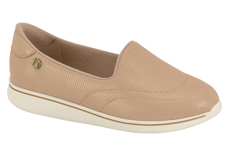 Balerina Slip On Modare Microperforada Beige Confort
