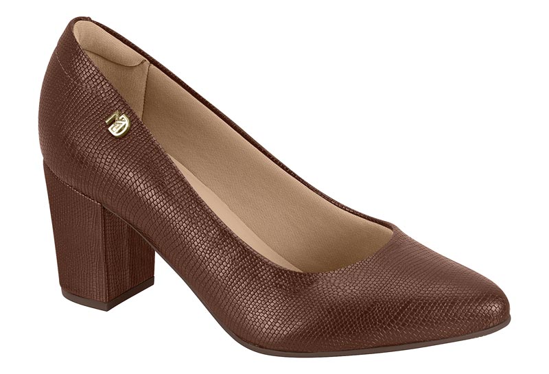 Zapatilla Bloque Napa Lezard Café Modare Confort