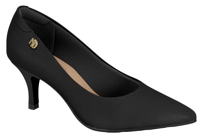 Zapatilla de Salón Kitten Clásica Napa Floather Negro Modare