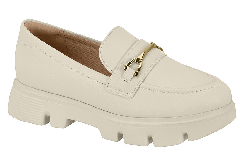 Mocasín Modare Track Suela con Herraje Napa Blanco Off