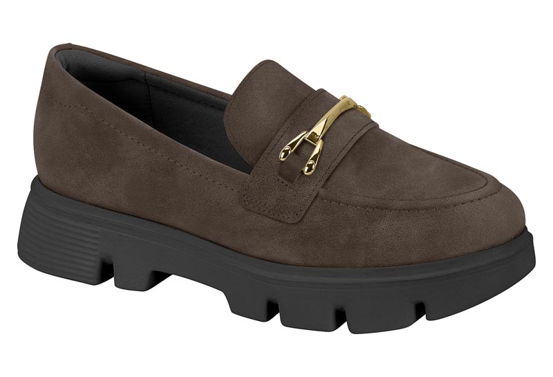 Mocasín Modare Herraje Suela Track Napa Veluna Chocolate