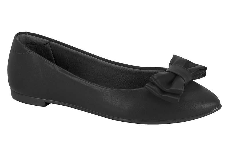 Balerina con Moño Napa Negra Moleca