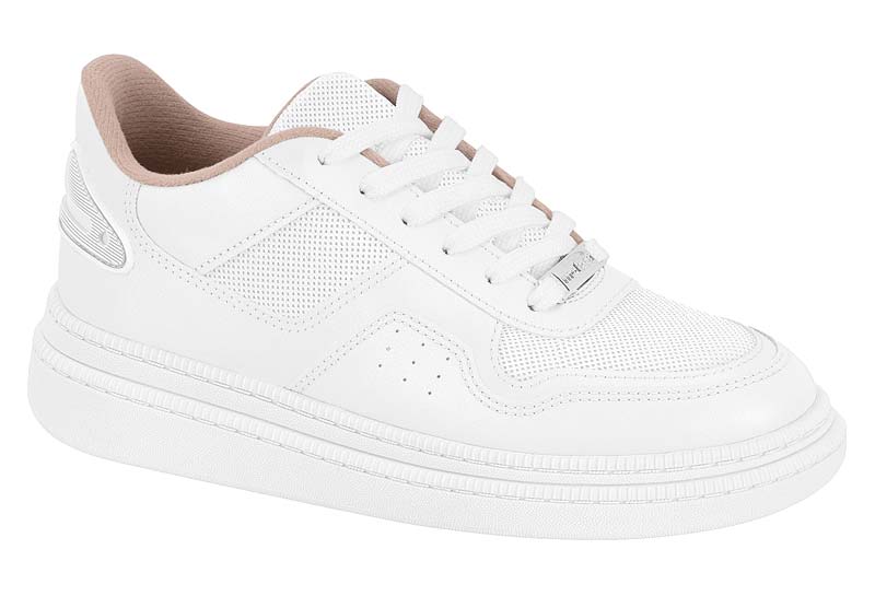 Tenis Casual Plataforma Napa Blanco Moleca