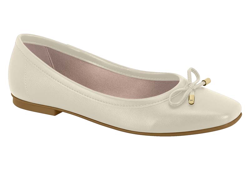 Balerina Napa Moño Blanco Off Moleca