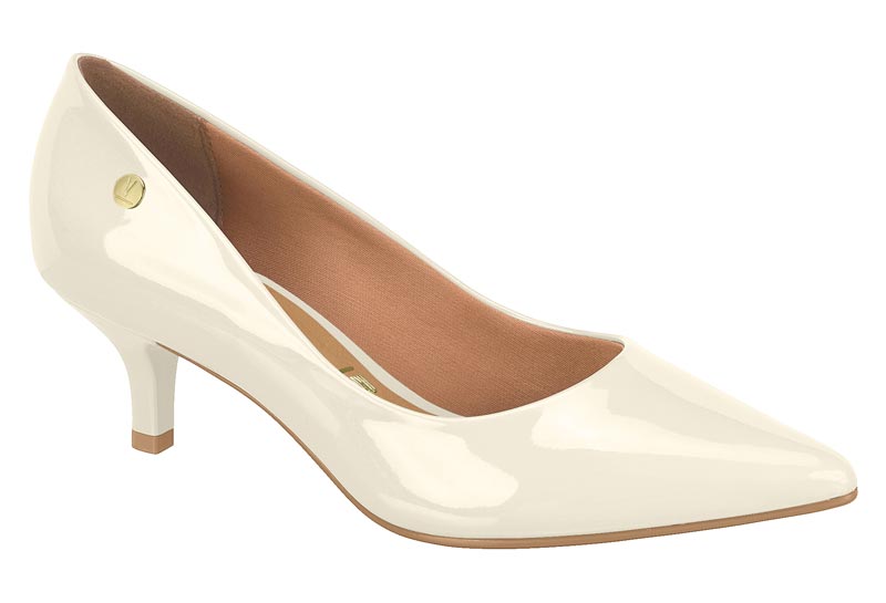 Zapatilla Kitten Charol Blanco Off Vizzano