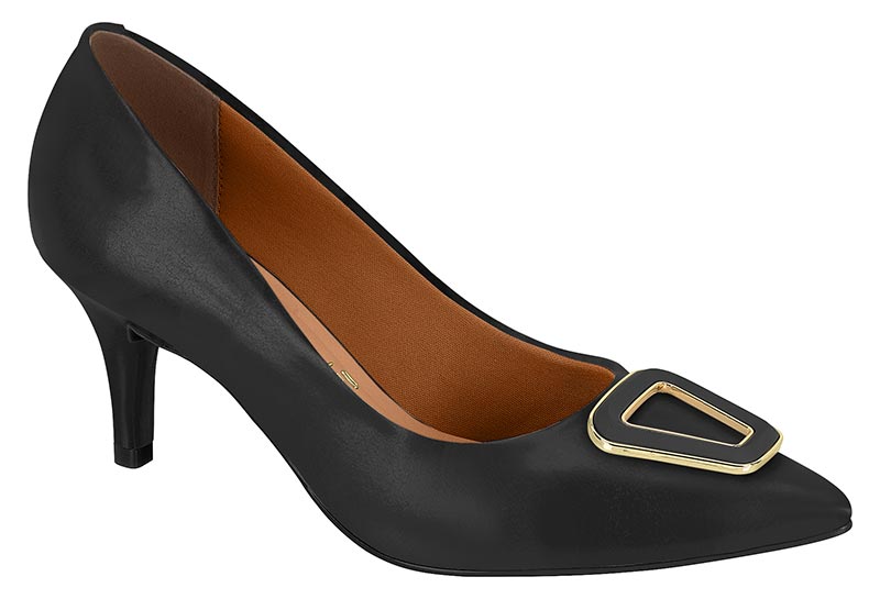 Zapatilla Napa Garda Broche Dorado Vizzano Negro