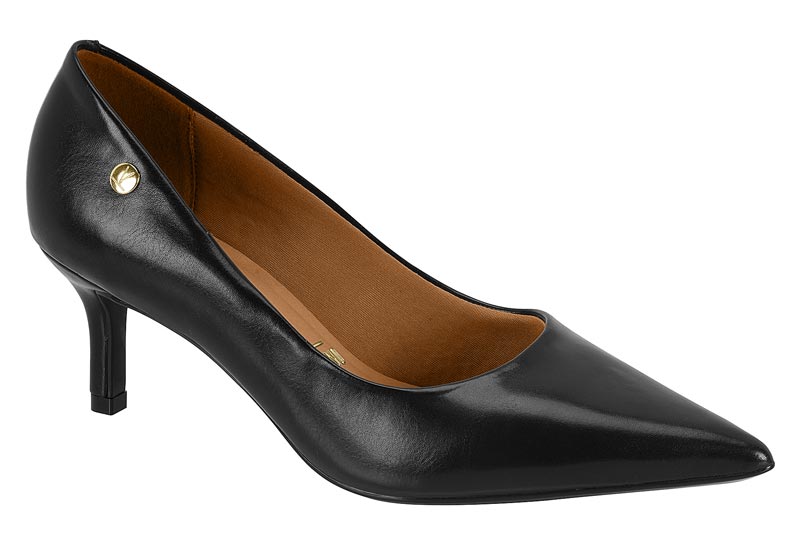 Zapatilla Punta Fina Napa Negra Vizzano
