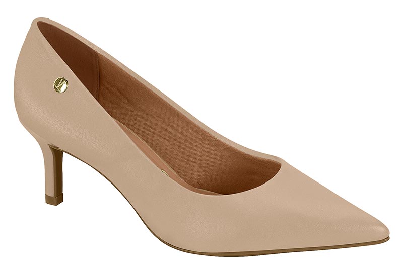 Zapatilla Punta Fina Kitten Beige Vizzano Pelica