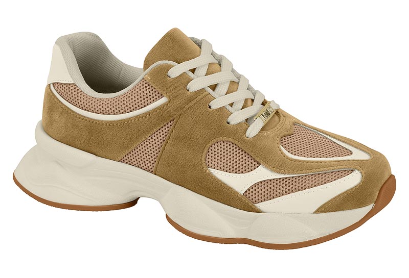 Tenis Chunky Bicolor Vizzano Suela Track Beige