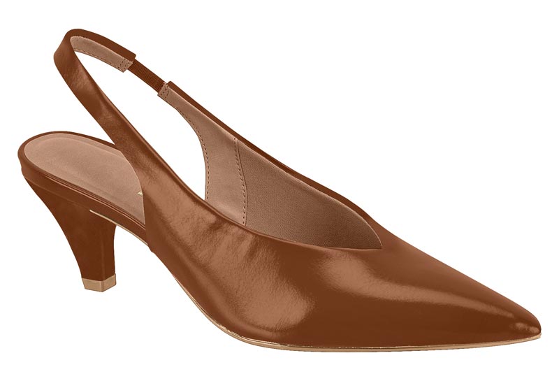 Zapatilla Destalonada Slingback Punta Fina Mocca Vizzano