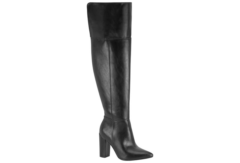 Bota Over The Knee Napa Genebra Negra Vizzano Tacón Bloque