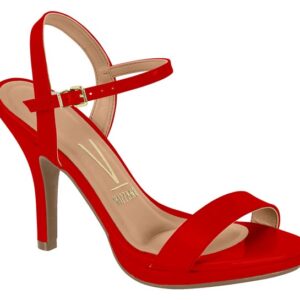 Sandalia Aguja Plataforma Verniz Ruby Vizzano